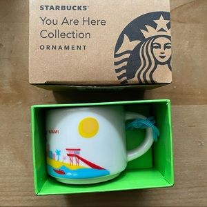 Starbucks Miami You Are Here Ornament 2 oz